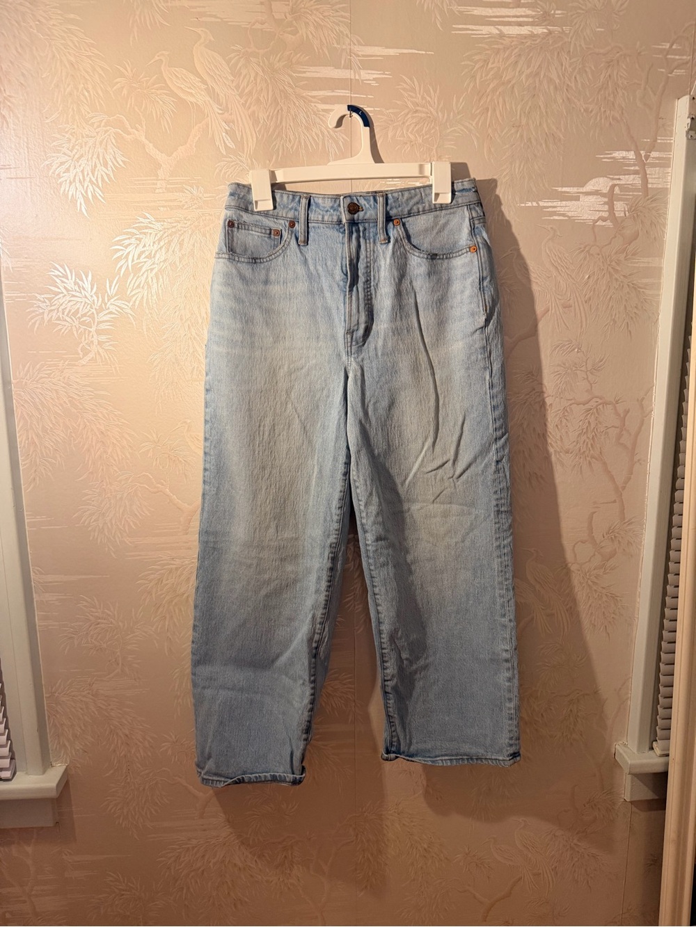Madewell Light Blue Straight Leg Jeans
